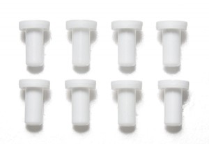 TAMIYA 1/32 迷你四驅車 鋁輪用軸套 白色 8